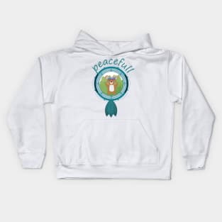 dreamcatcher indian teddy Kids Hoodie